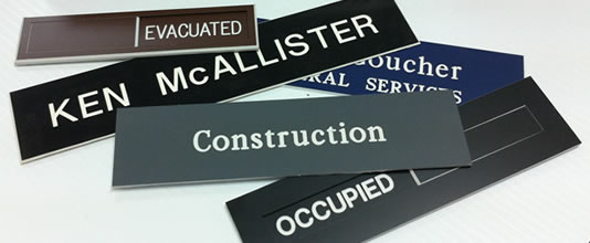 Name Plate signs | JPS Signs, Saint John, NB Canada